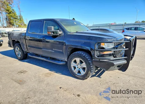 2018 Chevrolet Silverado K1500 Custom из США, поврежденный, VIN 3GCUKPEC0JG622425